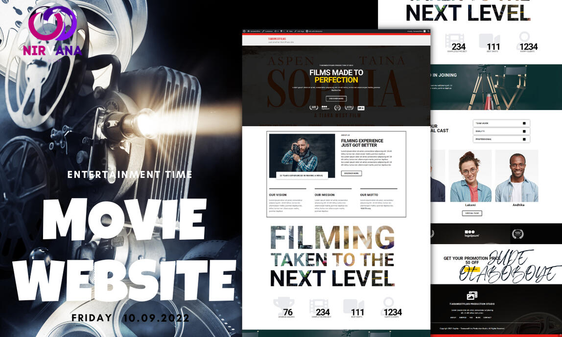 MOVIE WEBSITE ON WORDPRESS