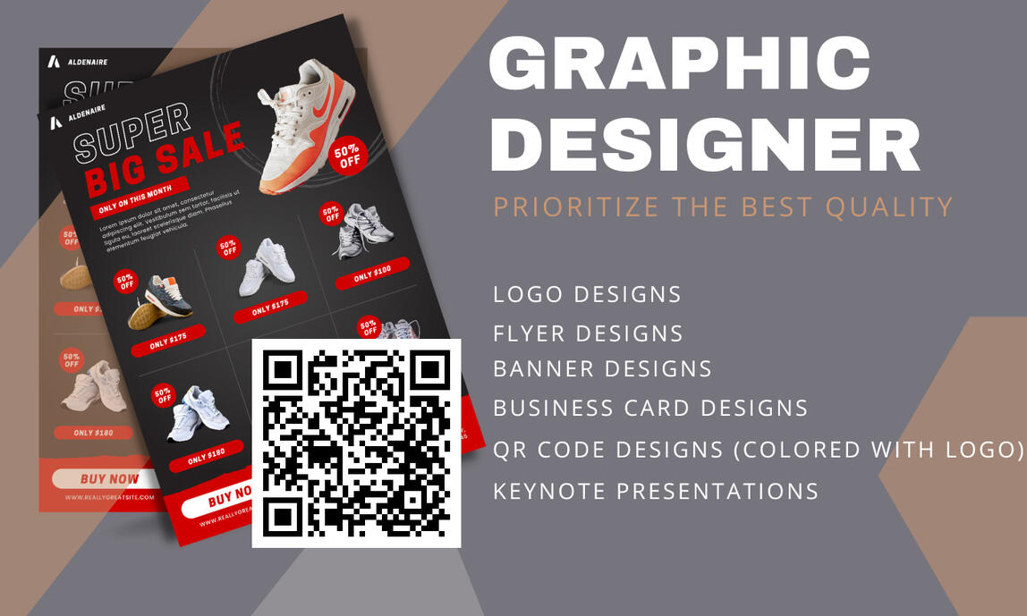 GRAPHICS DESIGN - LOGO, QRCODES ETC.