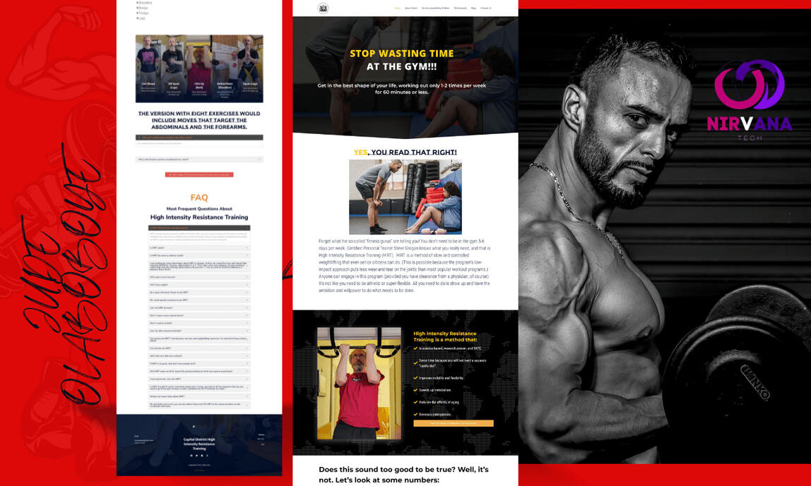 FITNESS WEBSITE ON WORDPRESS