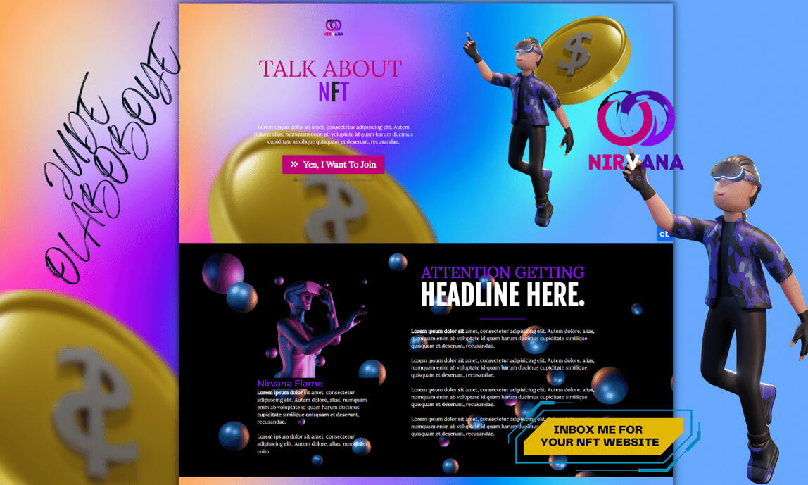 NFT SALES FUNNEL ON CLICKFUNNELS